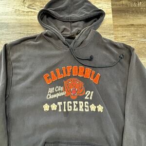 Vintage Y2K No Boundaries Blue Mens XL Sporty California Tigers Skater Hoodie‎